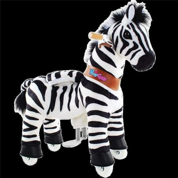 Ride On Zebra Toys, Black & White - Small