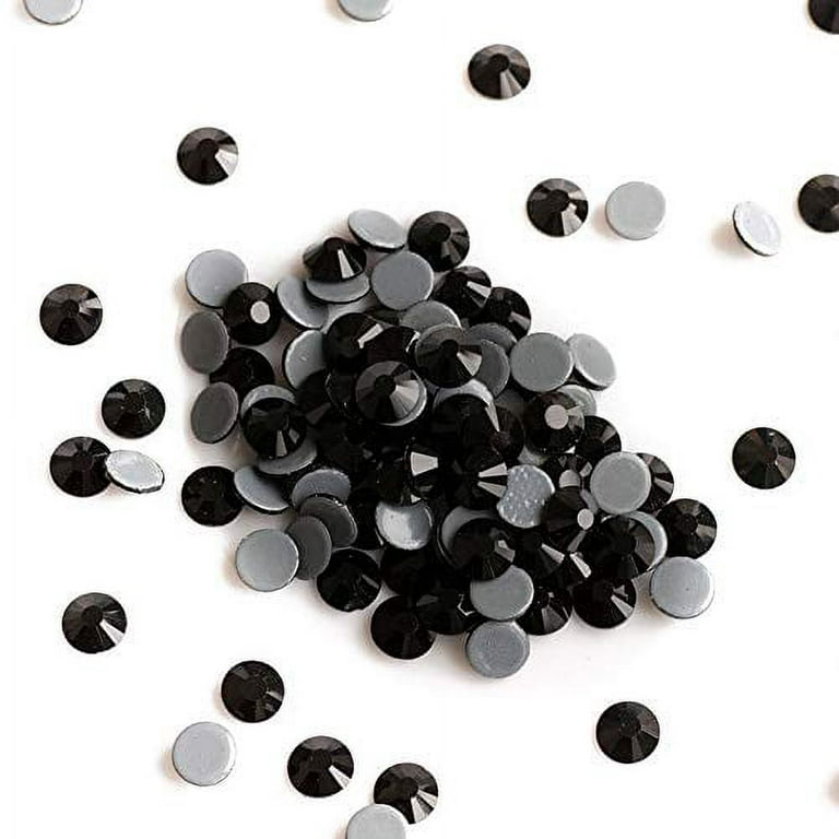 New ThreadNanny Czech Quality 10gross (1440Pcs) Hotfix Rhinestones Crystals  3mm/10ss Jet Black Color 