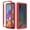 Red, variant on Galaxy A21S Case with Built in Screen Protector,Dteck Full-Body Shockproof Rubber Hybrid Protection Crystal Clear PC Back Protective Phone Case Cover for Samsung Galaxy A21S,Black