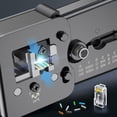 thumbnail image 4 of Conector de paso RJ45 Cat6, paquete de 200 ZOERAX para UTP, 4 of 8