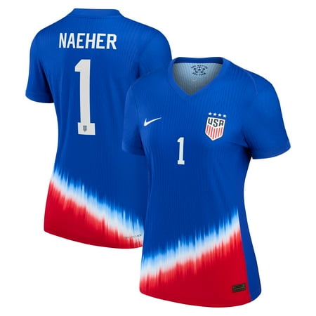 Women's Nike Alyssa Naeher Royal USWNT 2024 Away Authentic Jersey