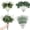 Eucalyptus Leaf-120pcs, variant on 120 Pcs 4 Kinds Mixed Eucalyptus Leaves Stems Bulk Artificial Silver Dollar Leaves Picks Dried Eucalyptus Bundle Faux Spray for Wedding Vase Bouquet Floral Arrangement