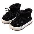 thumbnail image 5 of Quealent Toddler Girl Snow Boots Winter Warm Outdoor Outdoor Boots (Toddler/Little Kids/Kid) Black for Size 11, 5 of 6