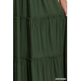 thumbnail image 5 of Zenana Women & Plus Relaxed Fit V-Neck Cami Full Length Tiered Boho Maxi Long Dress w/ Side Pockets, 5 of 5