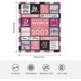 thumbnail image 5 of 21st Birthday Gifts for Her, Best Gifts for 21st Birthday Female, 21 Year Old Birthday Gifts for Her, 21st Birthday Presents for Women, Happy 21st Birthday Decorations for Her Throw Blanket 50" x 60", 5 of 6