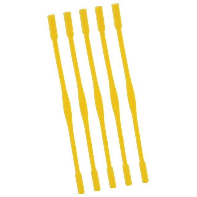 5 uds gafas de sol de silicona cordón para el cuello/soporte para anteojos collar cordón Amarillo Yuyangstore Correa de lentes para niños