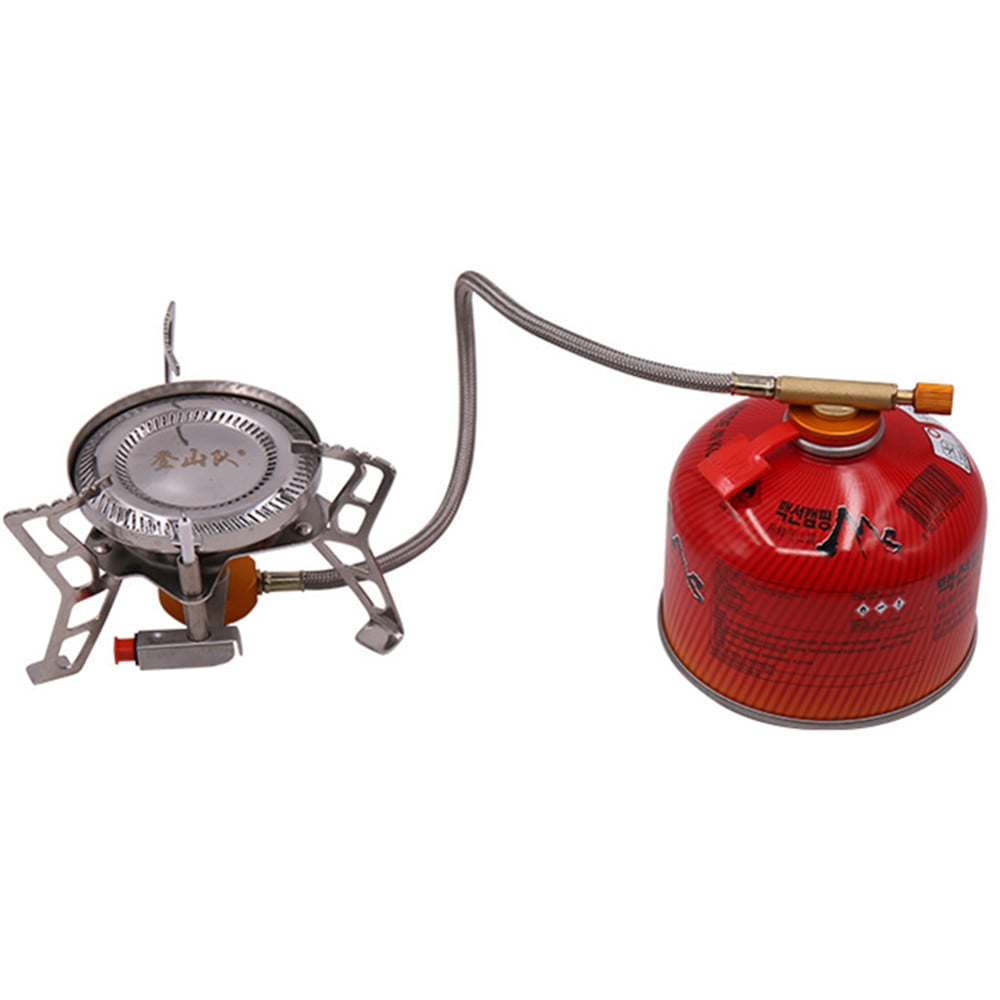 JIAHAOO Compact Foldable Gas Stove with Anti-Slip Teeth, Safe & Efficient Cooking Solution for Backpacking & Travel