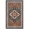 thumbnail image 2 of Safavieh Heritage York Oriental Wool Area Rug, Dark Green/Brown, 5' x 8', 2 of 11