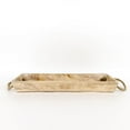 thumbnail image 2 of Mango Wood Nested Trays Set Of 2, Natural/White, 2 of 3