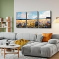 thumbnail image 2 of Wall Decor For Living Room Canvas Wall Art For Bedroom Modern Bathroom Room Home Decor Field Scenery Wall Paintings Abstract Wall Pictures Office Decoration Framed Prints Artworks 3 Piece, 2 of 6