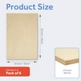 thumbnail image 2 of Baltic Birch Plywood, 12 x 18 x 1/4 Inch - 6 mm Craft Wood,  Box of 6 B/BB Grade Baltic Birch Sheets, Perfect for Laser, CNC Cutting and Wood Burning, by Woodpeckers, 2 of 5