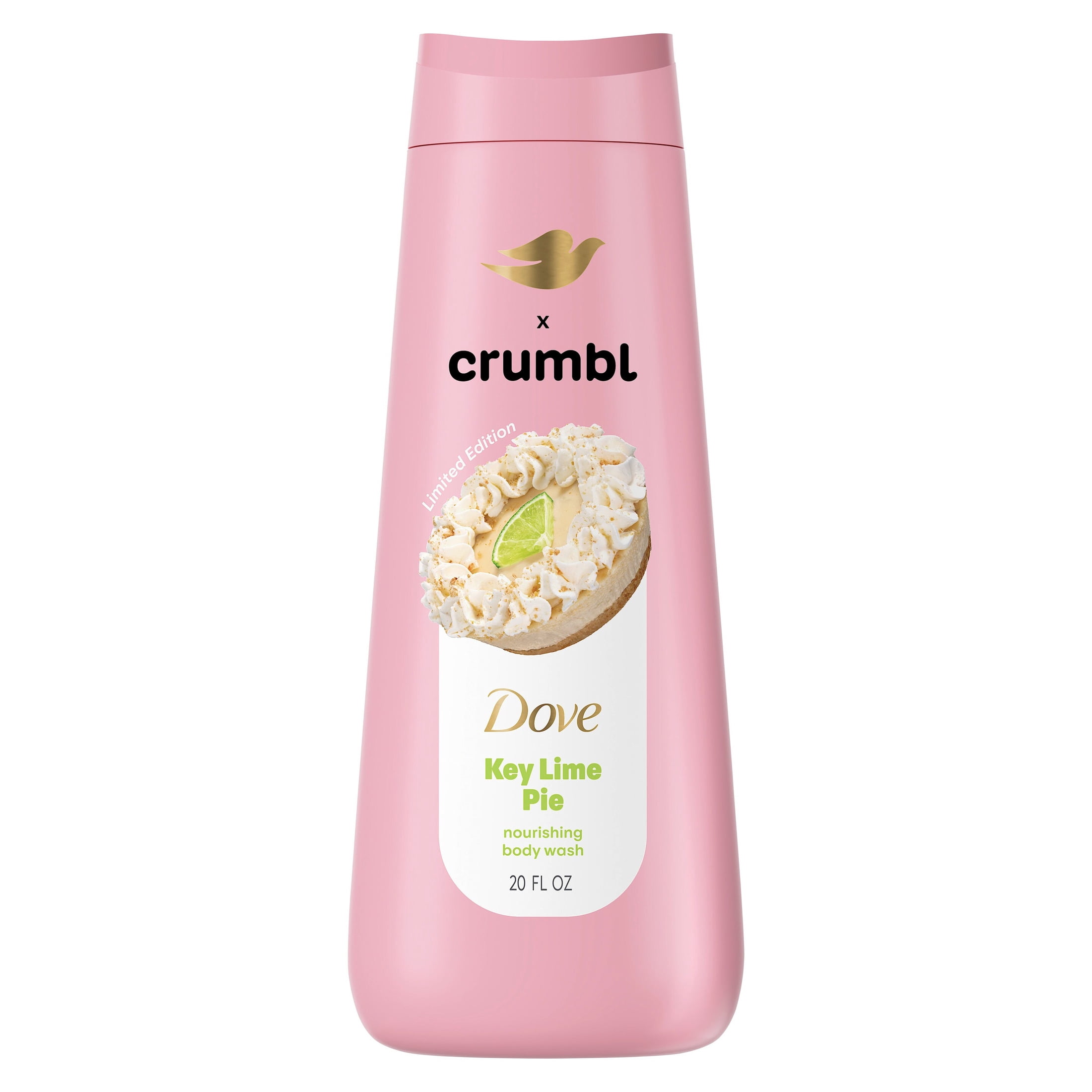 Dove Crumbl Limited Edition Body Wash Tres Leches, 20 fl oz