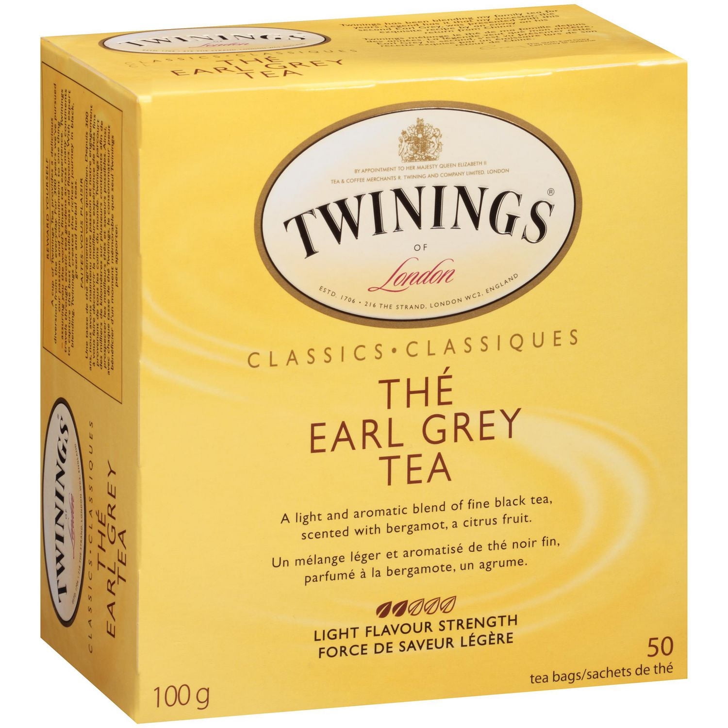 Twinings Earl Grey Tea, Pack of 50 Tea Bags
