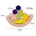 thumbnail image 3 of Bloques apilables Montessori Juegos de bloques apilables Bloques de equilibrio para niños arqueado, 3 of 8