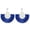 royal blue, variant on Pearls Tassel Earrings Colorful Geometric Fringe Earrings Fringe Drop Women-pink