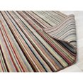 thumbnail image 3 of Tapis de Laine à Rayures Noires/rouges, 3 of 4