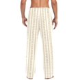 thumbnail image 4 of FORMRS Mens Pajama Pants with Pockets Cotton Sleepwear Lounge Bottoms Sizes S-2XL, Soft Brown Abstract Pattern, 4 of 7
