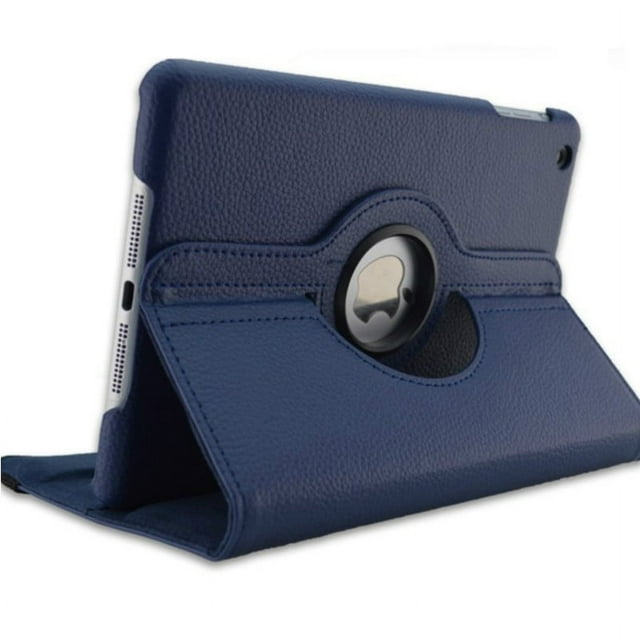 2015/2017 360 Degrees Rotating PU Leather Flip Cover Case For iPad Pro 12.9 Case Smart Tablet Case Auto Sleep / Wake A1670 A1584 dark blue Models A1584 A1652
