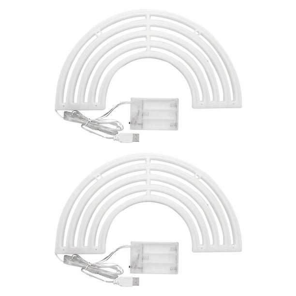2x Lindo Letrero De Arco Iris YONGSHENG LED lámpara decorativa