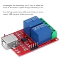 thumbnail image 3 of Module de Relais 2 Canaux, Interrupteur de Contrôle USB, PCB de Qualité Militaire, 250V 10A AC et 30V 10A DC Charge, Technologie, 3 of 8
