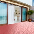 thumbnail image 4 of Pure Garden 6-Pack Polypropylene Interlocking Deck Tiles for Outdoors (Red), 4 of 8
