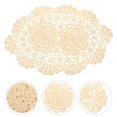 thumbnail image 2 of Decorative Crochet Placemat Cotton Lace Table Mat Dinning Table Ornament, 2 of 9