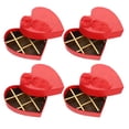 thumbnail image 3 of KALLORY 4Pcs Red Cardboard Heart Shaped Box for Valentine .5*5.7*1.6In, 3 of 8
