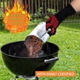 thumbnail image 4 of 1 par/2 piezas de guantes para barbacoa, guantes para asar a la parrilla, guantes para horno de barbacoa resistentes al calor, guantes ignífugos de cocina de 1472 °F/800 °C a prueba de, 4 of 6