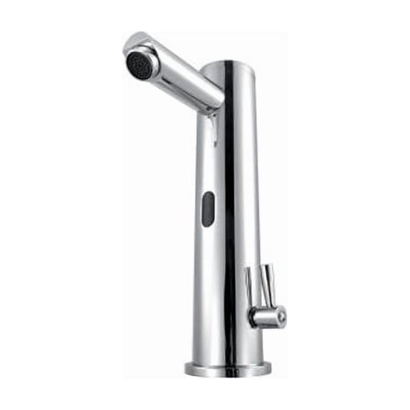 Ningbo Yinzhou Haisland Machinery 670461 2.2 GPM Chrome Global Industrial Deck Mounted Sensor Faucet with Mixing Valve
