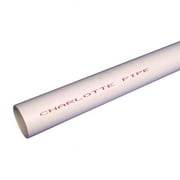 Charlotte Pipe Schedule 40 PVC Pipe 1 in. D X 5 ft. L Plain End 450 psi