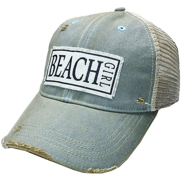 Vintage Life Beach Life Women Trucker Hats - Cute Baseball Caps Funny  Sayings 