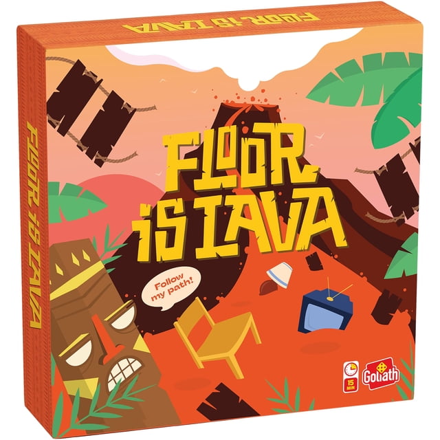 Juego El piso es lava para niños de 4+ años