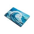 thumbnail image 2 of MKHERT Watercolor Blue Sea Water Wave Doormat Rug Home Decor Floor Mat Bath Mat 23.6x15.7 inch, 2 of 3