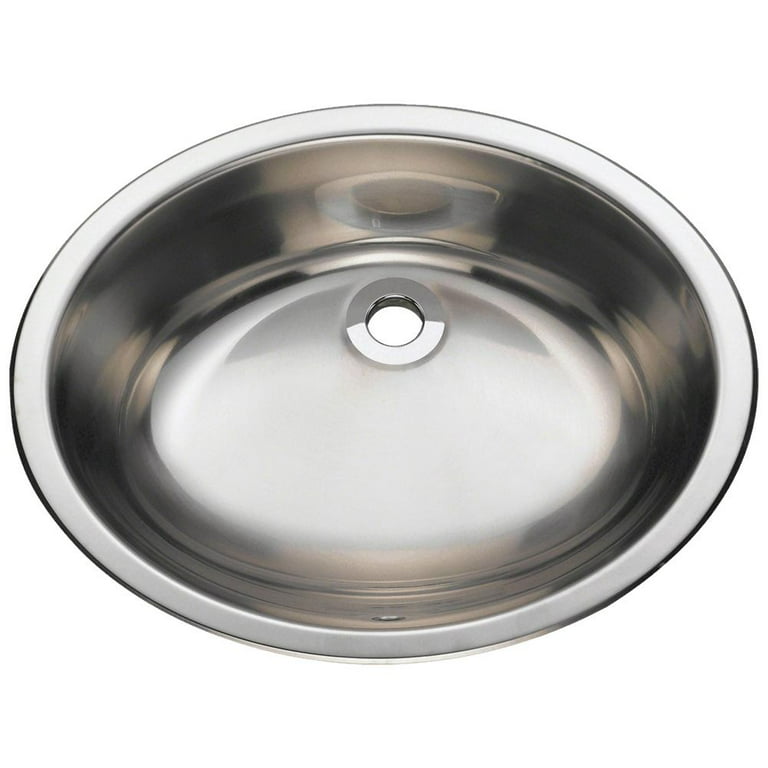 MR Direct Dual-Mount Bathroom Sink in Stainless Steel MR Direct Dual-Mount Bathroom Sink in Stainless Steel