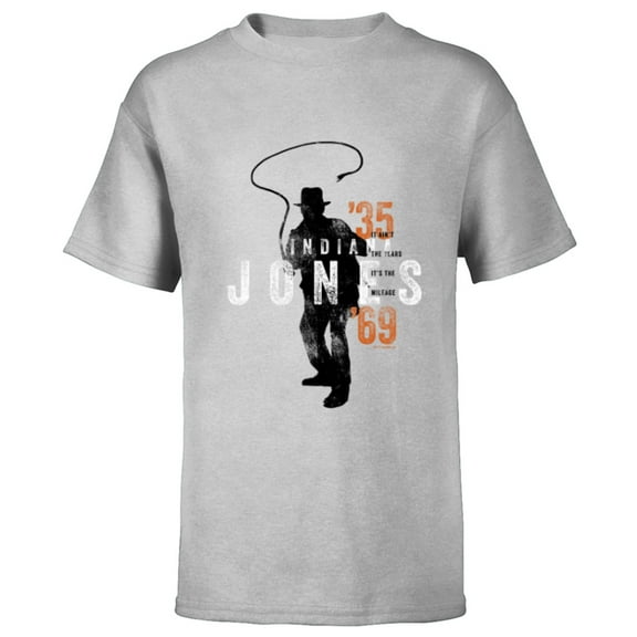 Lucasfilm Indiana Jones and the Dial of Destiny ’35 – ‘69 - Short Sleeve T-Shirt for Kids - Customized-Athletic Heather