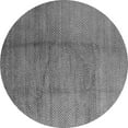 thumbnail image 1 of Ahgly Company Indoor Round Solid Gray Modern Area Rugs, 5' Round, 1 of 4