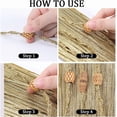 thumbnail image 6 of 26Pcs 13 Styles Dreadlocks Beads Hair Jewelry Beard Beads Hair Braid Cuff Clip Plastic Hair Tube Beads Hair Charms Cuffs wood like tube beads for hair Decorations Hip Hop Style for DIY, 6 of 6