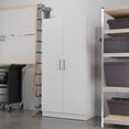 thumbnail image 5 of Kappesberg Liam 2-Piece White 2-Door Pantry Cabinet Set with Shelves for Kitchen or Laundry, 5 of 10