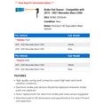 thumbnail image 2 of Brake Pad Sensor - Compatible with 2015 - 2021 Mercedes-Benz C300 2016 2017 2018 2019 2020, 2 of 2