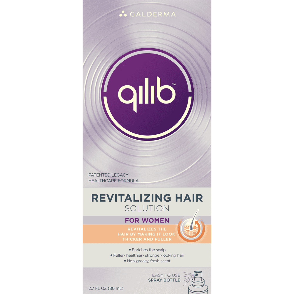 Qilib Revitalizing Hair Solution for Women, 2.7 Oz