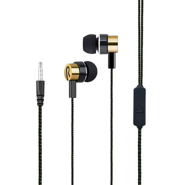 Écouteurs Sport Ergonomiques Stéréo Hi-Fi à Isolation Sonore avec Microphone