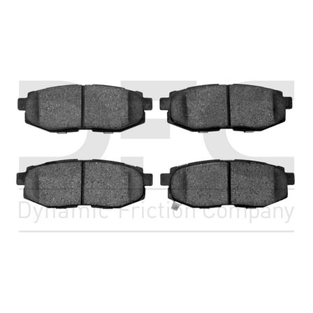 Dynamic Friction Company 5000 Advanced Brake Pads - Ceramic 1551-1124-00-Rear Set