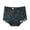 Black, variant on Jalioing Women's Seamless Underwear Plus Size Full Coverage Floral Lace Briefs Panties Breathable High Waist Underpants