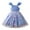 AB16 Blue, variant on Bainana Toddler Dress For Girls Flower Print Ruffled Sleeve Square Neck Dresses Fashion Lightweight Little Girls Summer Holiday Party Mesh Dress Blue Size 2-3 Years