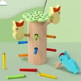 thumbnail image 4 of Bangcool Toddler Game Set Wood Magnetic Worm Catching Fine Motor Skill Toy Preschool Toy, 4 of 10