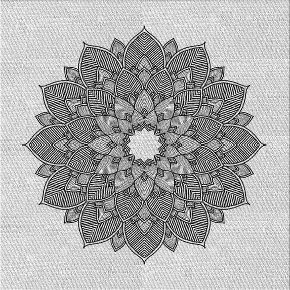 Ahgly Company Machine Washable Indoor Square Transitional Platinum Gray Area Rugs, 7' Square