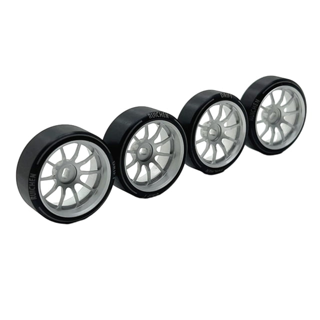 Llanta de rueda de Metal Vogacara para derrape neumático de 27mm 4 piezas