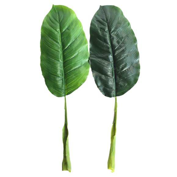 piezas de plantas verdes de simulación con hojas realistas, accesorios de fotografía para decoración de bodas y arreglos florales (color oscuro, color claro).