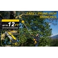 thumbnail image 3 of Thehsnt 2-in-1 Cordless Pole Saw & Chainsaw - 6" Brushless, 5.9ft Reach, 2×1.5Ah Battery, 3 of 12