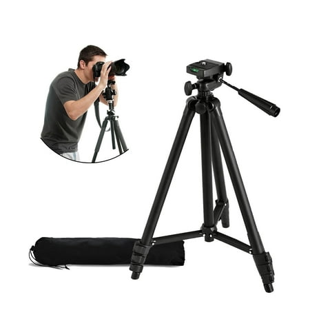 Video Camera Tripod,Y&M(TM) Portable Small Lightweight Travel Compact Complete Aluminum alloy Tripod with Carrying Bag For Cellphone Digital DSLR Camera & Video Recorder 360 Degree Stand